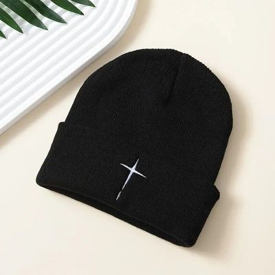 Winter New Beanie Hat For Men and WomenEmbroidered Knitted H