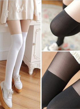 Kawaii Lolita Tights Girl Lace Pantyhose  Dots  Women Transp