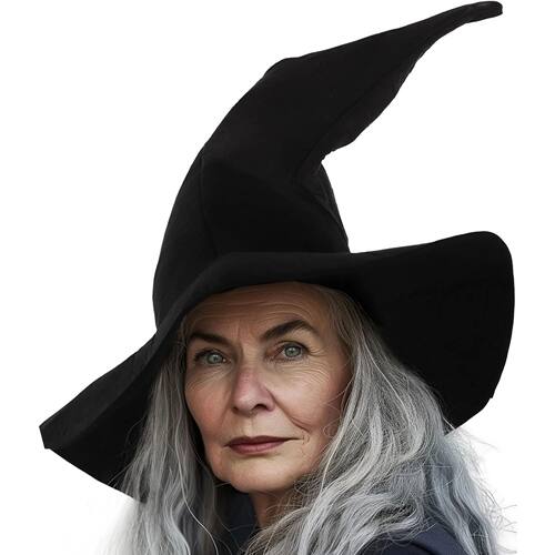 Vintage Halloween Woman Witch Hat Costume Wool Knit Hat for