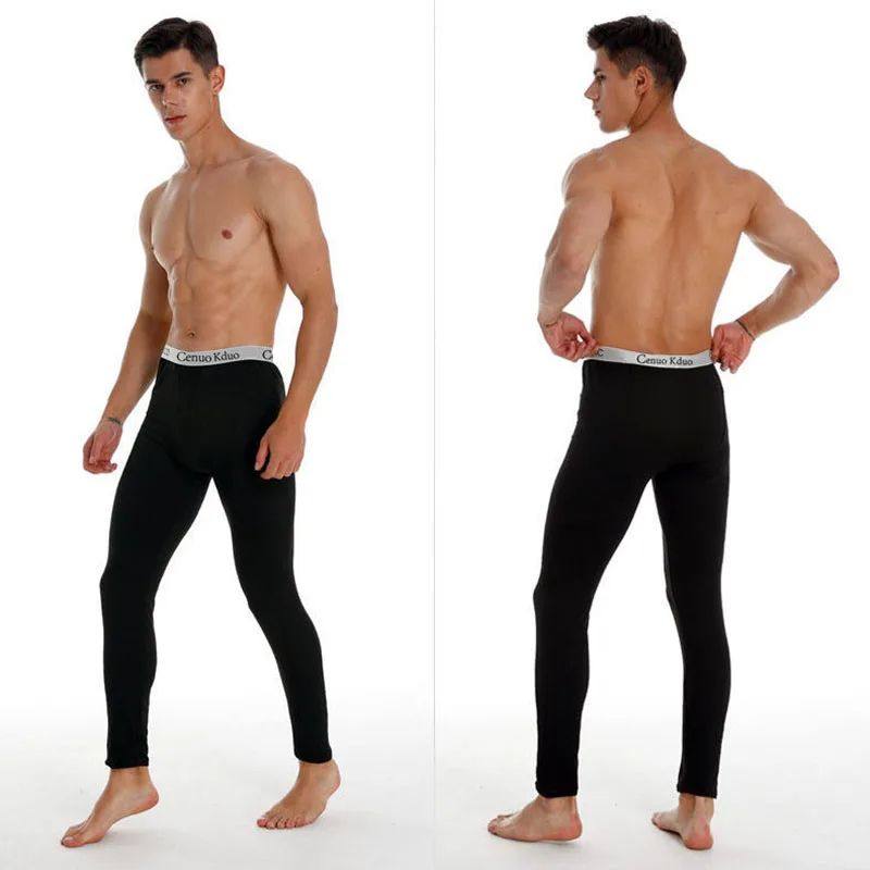 Men Thermal Underwear Men's Legging Tight Winter Warm Long J