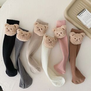 New Baby Girls Boys Socks Kids Toddler Knee High Long Soft C