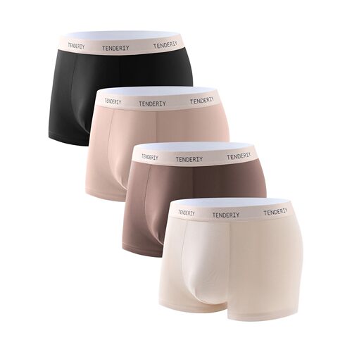 4 Pairs Men's Underwear Breathable, Comfortable and Soft Hig