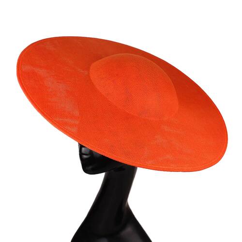 40Cm Fascinator Base Imitation Sinamay Round Wedding Party H