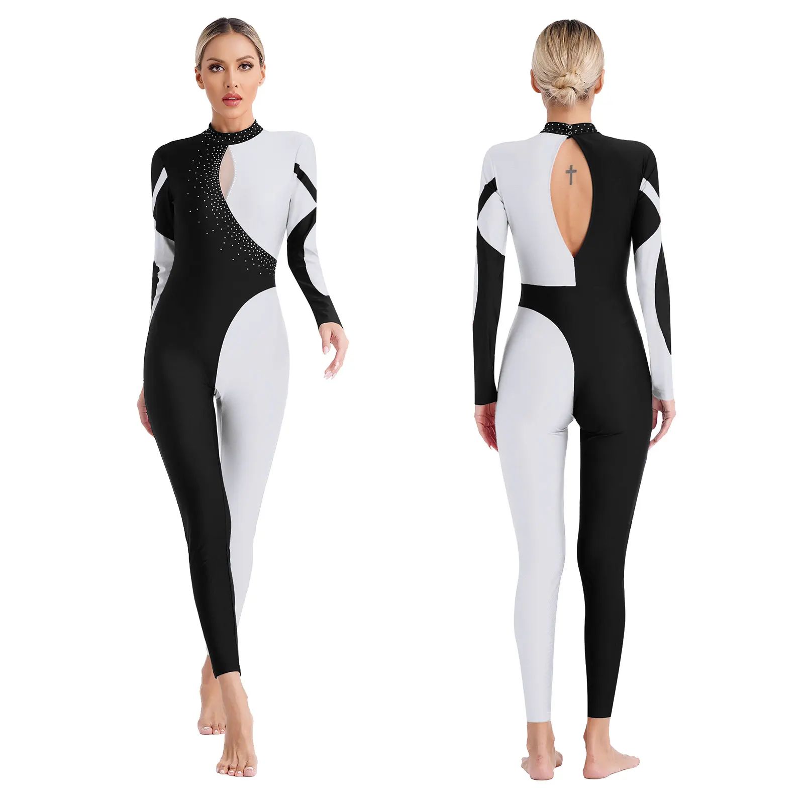 Womens Ballet Dance Gymnastics Leotards Figure Skating Acrob