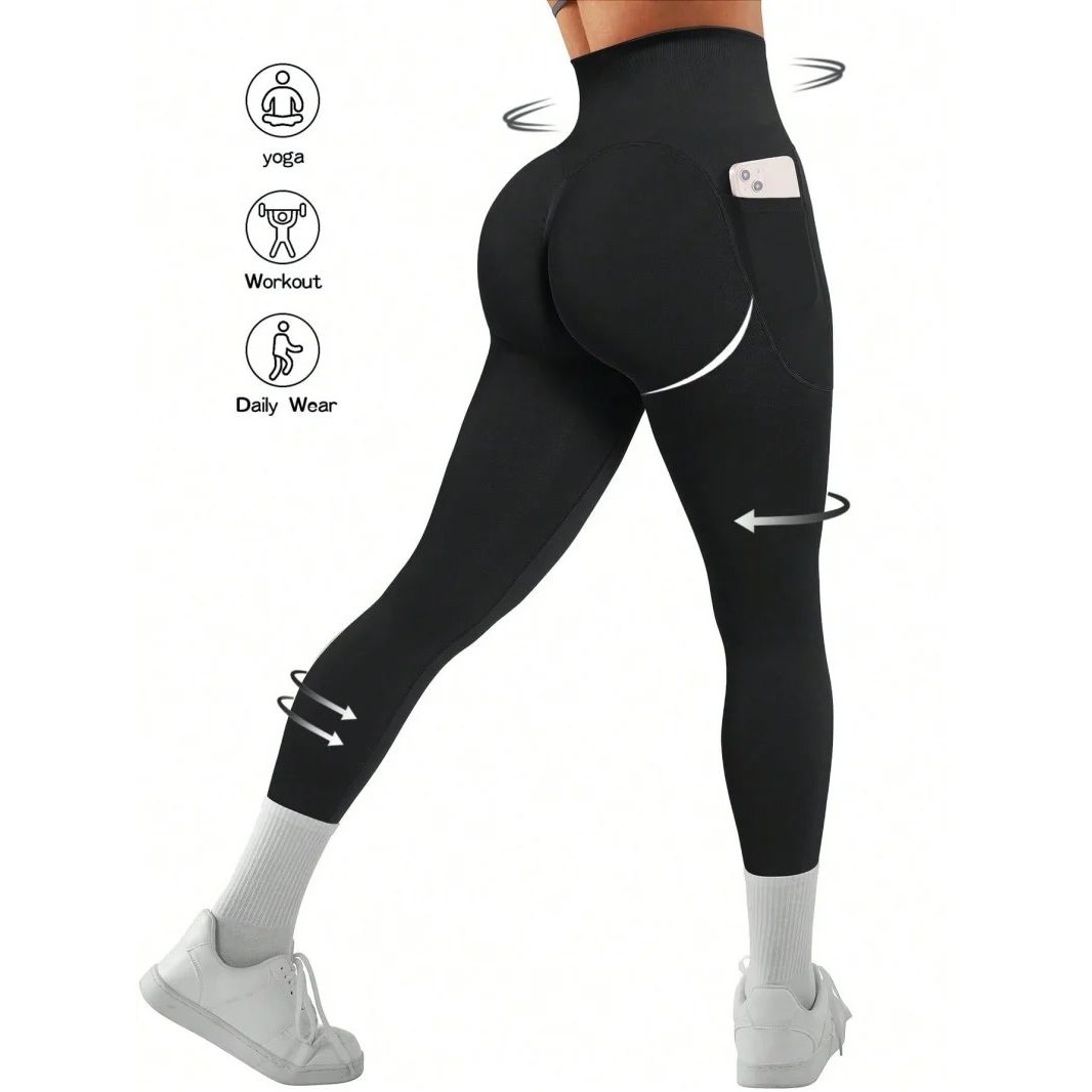 Sexy Scrunch Leggings Push Up Tights Woman Back Gym Sport Wo