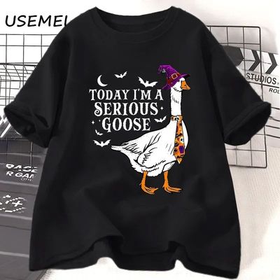 Today I'm A Serious Goose T Shirt for Men Women Sarcastic Ad