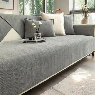 Chenille Jacquard Sofa Cover Non-Slip Sofa Towel for Living