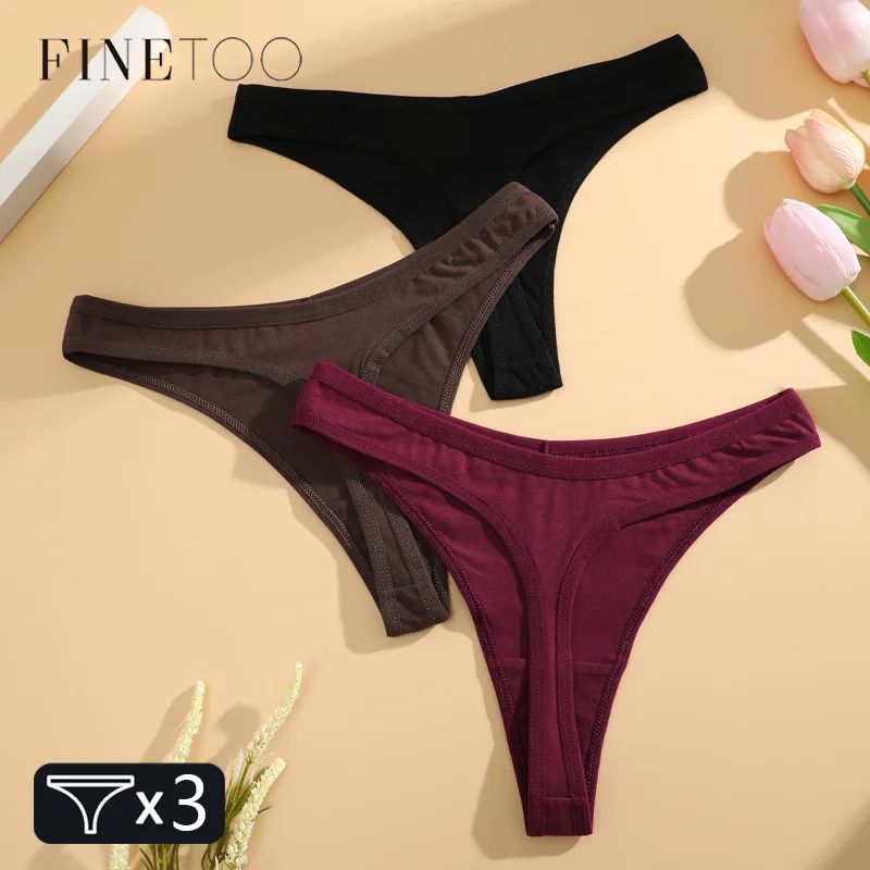 3Pcs/set Cotton Seamless Panties Comfort Underwear for Women图片