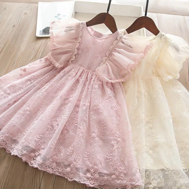 2024 New Girls Dress Summer Holiday Casual Clothes Children'