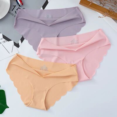 Women Seamless Panties Summer Ultra-thin Underwear Comfortab