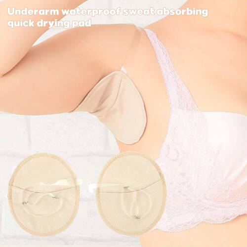 Underarm Sweat Proof Pads with Invisible Transparent Strap W