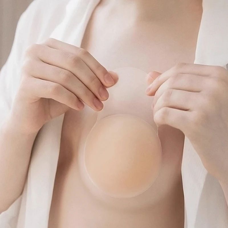 1Pairs Silicone Nipple Cover Lift Up Bra Sticker Adhesive In