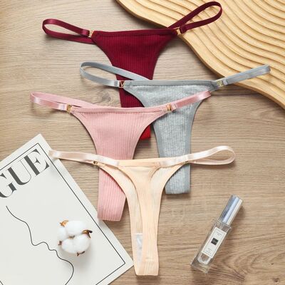 Women's Thong Sexy Panties Underwear Cotton Panties Low Wais
