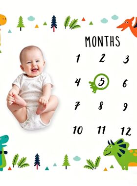 Ylsteed Newborn Milestone Blankets Baby Monthly Growth Souve