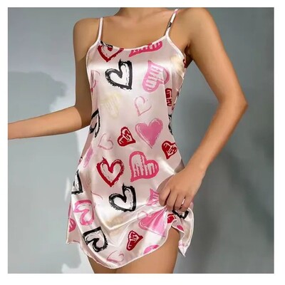 Ladies Sexy Sling Nightgown Nightdress Women's Sexy Lingerie
