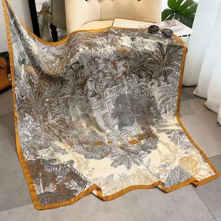 Spring Scarf Women's Design Polyester Material Smooth Scarf