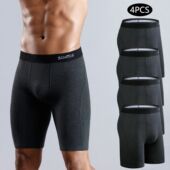 for men plus 4pcs underwear boxers Men size long panties