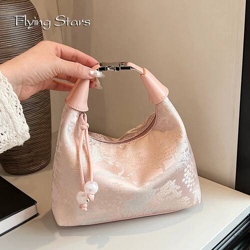 Fashionable Chinese Embroidery Handbag Brand Versatile Shoul