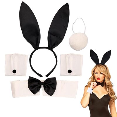 Bunny Ears Set Hair Band Bunny Headband Easter Party Hallowe