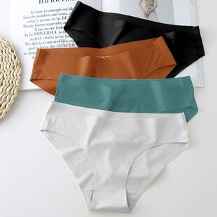 Panties Silk TrowBridge Female Women Satin Underw Seamless