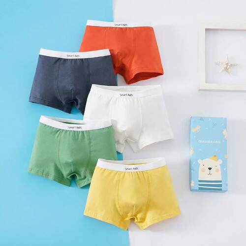 Children's Underwear Cotton Boys and Teenagers Boxer Shorts