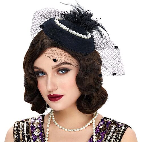 Vintage Fascinator Women's Kentucky Derby Hat Flower Tea Par