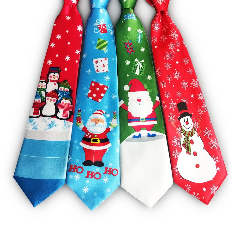 Men's Neckties Light Thin Christmas?Ties for Men Children's