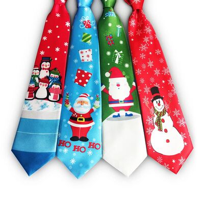 Men's Neckties Light Thin Christmas?Ties for Men Children's