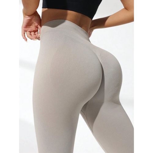Women's High Waist Yoga Leggings Seamless High Stretchy Butt