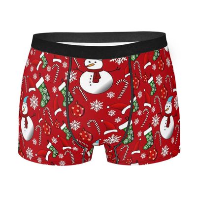 Jolly Christmas Red background Merry Christmas Underpants Co