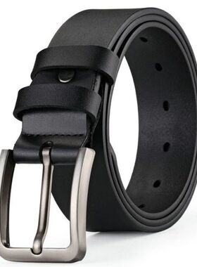 New Business Leisure Men's Alloy Square Pin Buckle Belts Mal