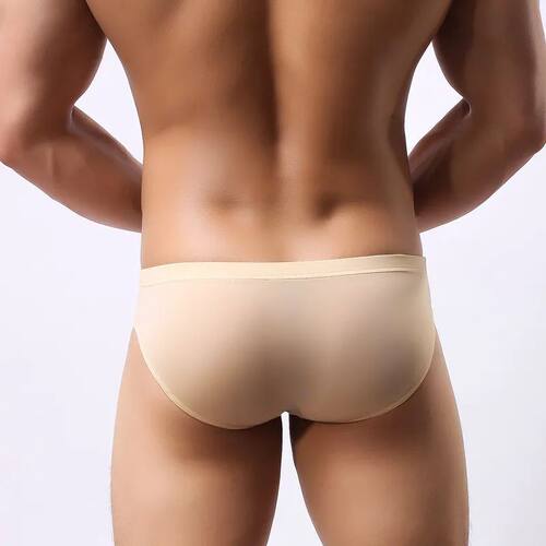 Men's underwear head U convex pocket ultra-thin transparent