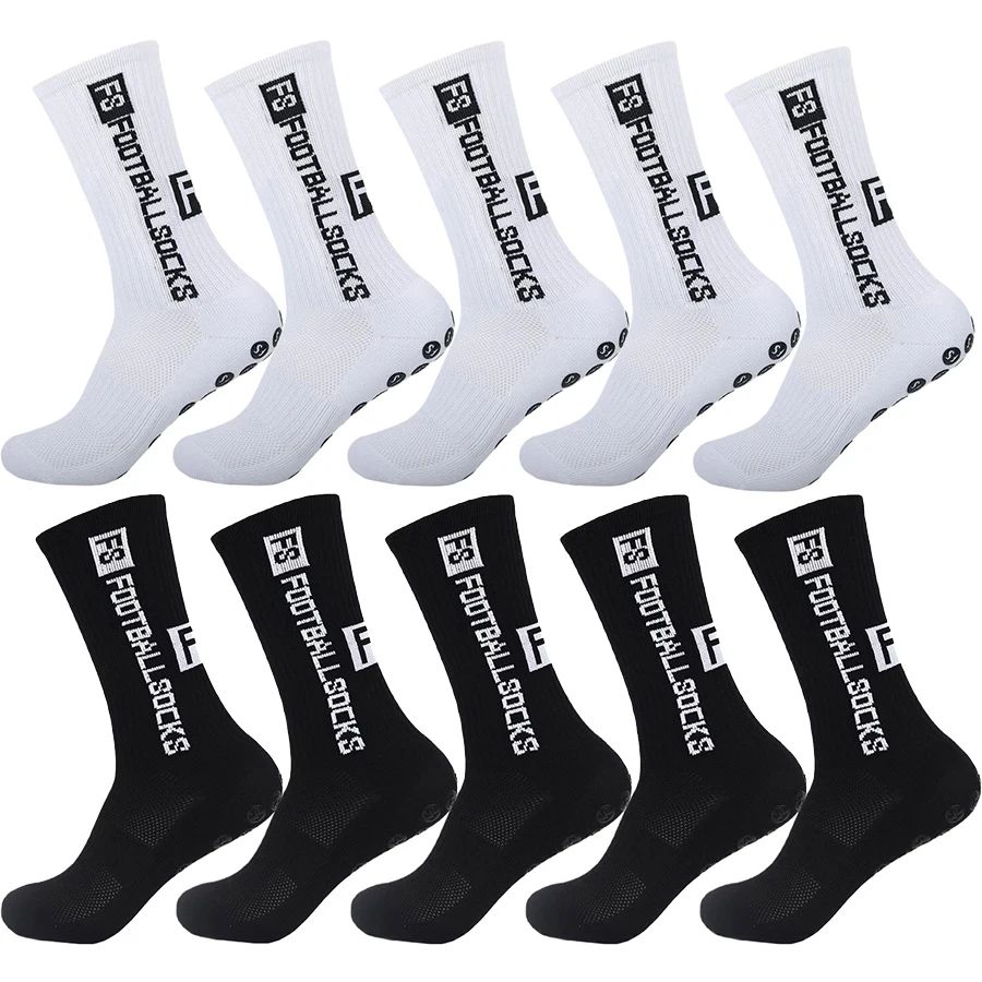 10Pairs Men Women Non Slip Grip Socks Tailored for Soccer Cy