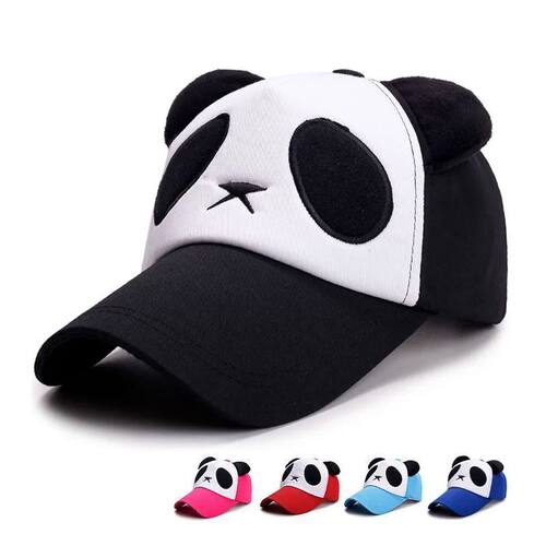 Summer Cute Panda Baseball Caps For Men Women Cotton Hip Hop