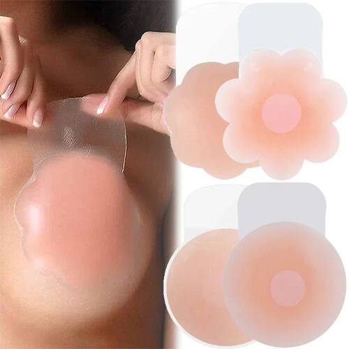 1pair Silicone Invisible Lift Up Bra Sticker Adhesive Bra Br