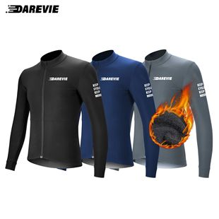 Cycling Jersey Winter Thermal Fleece Cycling Jersey Men Long