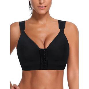 Burvogue Bras Women Seamless Padded Push Up Post-Surgery Bra
