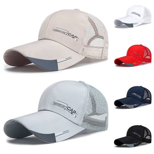 Summer Mesh Breathable Baseball Caps For Men Women Outdoor C