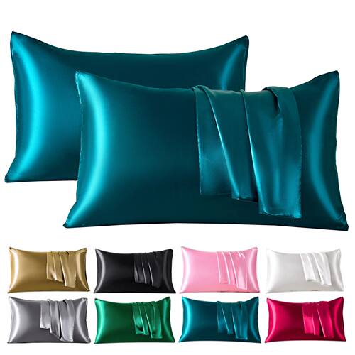 2pcs Satin Pillowcase for Skin and Hair, Satin Pillow Cases