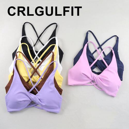 Sexy Slim Shoulder Straps Somfortable High Stretch Sports Un