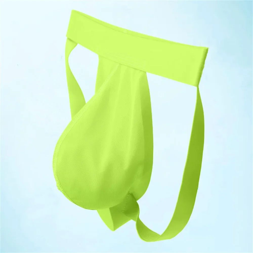 Men's Jockstraps and Thongs Open Buttocks Invisible U Convex
