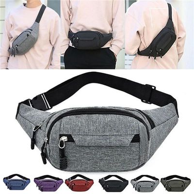 Unisex Waist Fanny Bag Men Breast Package Waterproof Outdoor