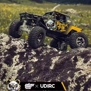 玩派 × 优迪 联名款 熊猫派 UCX 2405 PRO-A 透明桥版本四驱攀爬