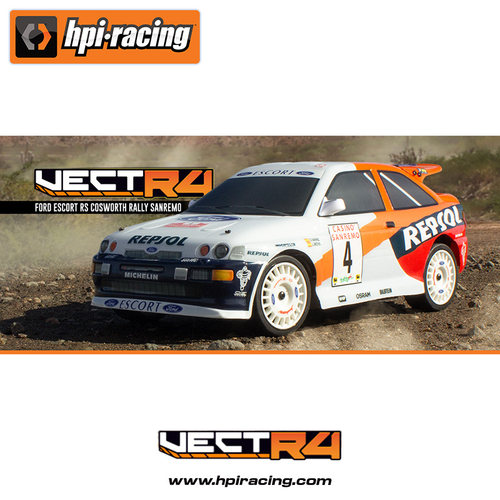 HPI 1:16 拉力车 VectR4 福特 Ford 1996 有刷四驱RC遥控车