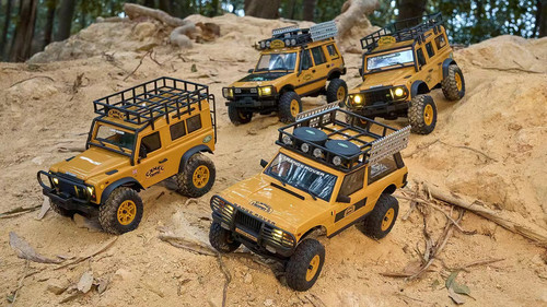 FMS 1/24 FCX24M 骆驼杯 路虎卫士 90/110 初代 揽胜 发现