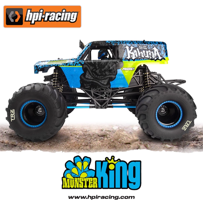 HPI MONSTER KING 1/10 大脚车 4WD RTR仿真RC遥控模型车 160765