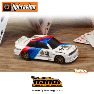 HPI nano-TTR BMW 宝马 M3 Warsteiner 1989 RC 遥控车 漂移车