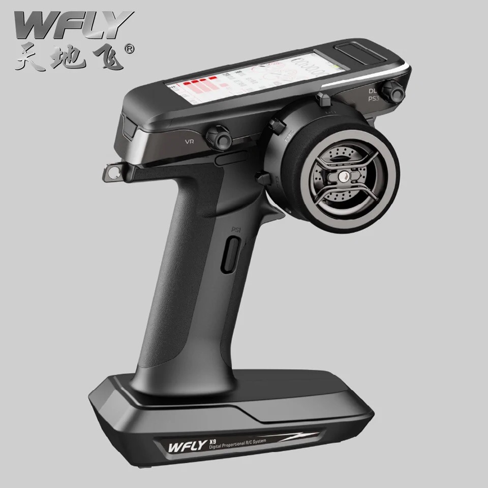 WFLY天地飞X9 车模多功能遥控器 2.4G液晶彩屏触摸遥控器
