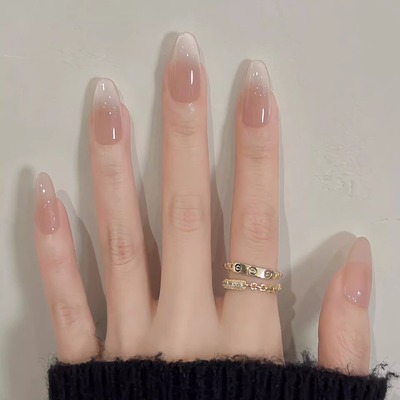 玻璃珠猫眼纯手工穿戴甲美甲