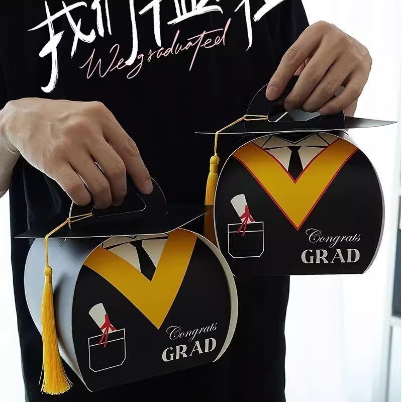 创意毕业季蛋糕装饰寸寸博士帽